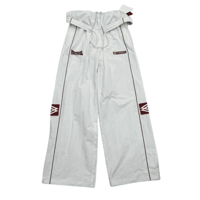 Protocol Index Folded Waist Track Pants White – Streetwear